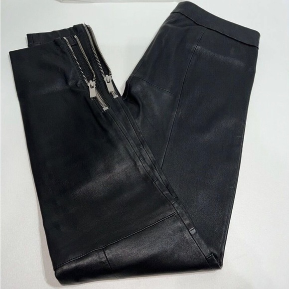 Elizabeth and James Pull on Leather Pants - Picture 1 of 5